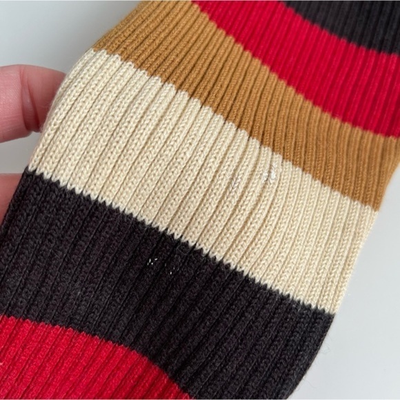 Five Star by Roper Striped V-Neck Sweater FLAWED Size Small - Picture 5 of 8